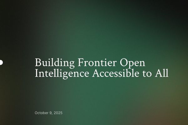 Reflection.ai Launches $2B Crusade for Open-Source Frontier AI