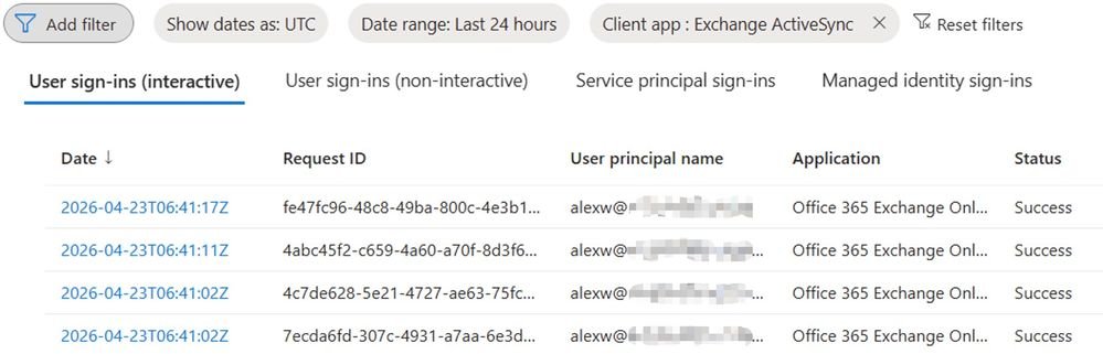 Retirement of Direct Exchange ActiveSync Certificate-Based Authentication by End of 2026 | Microsoft Community Hub