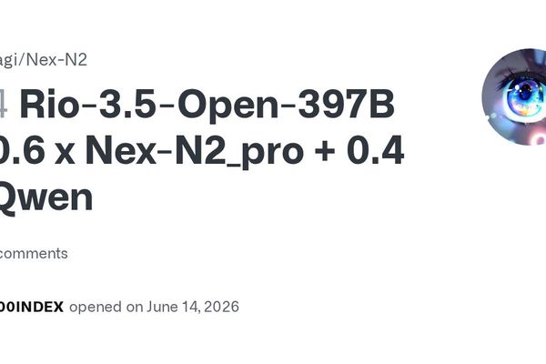 Rio-3.5-Open-397B ≈ 0.6 x Nex-N2_pro + 0.4 x Qwen