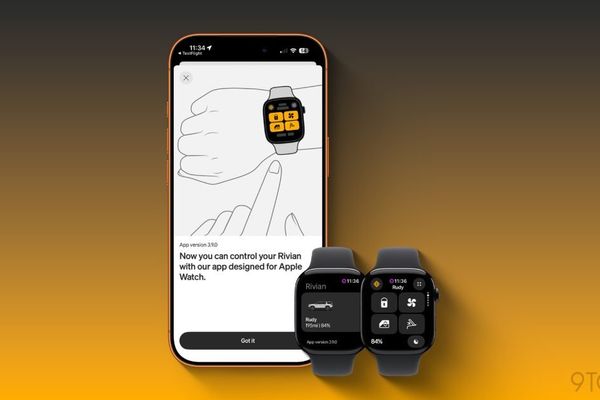 Rivian Launches Apple Watch App with Vehicle Controls & Digital Key Integration