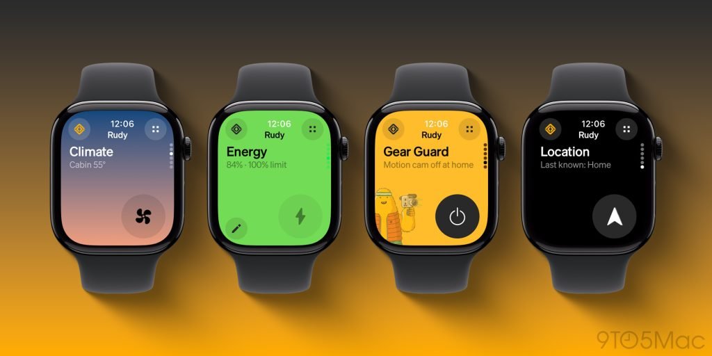 Rivian launches Apple Watch app with vehicle controls & digital key - 9to5Mac