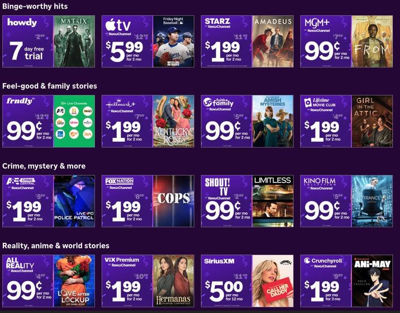 The deals for Roku Streaming Day
