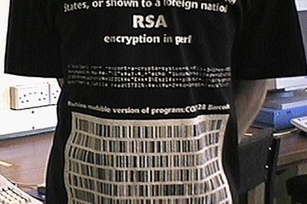 RSA Munitions T-Shirt: When Source Code Became a Border Object