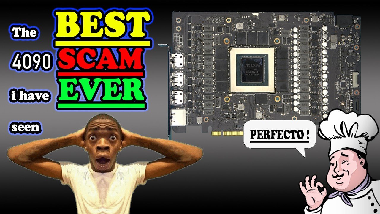Nvidia 4090 PERFECT SCAM just hit the marker - YouTube