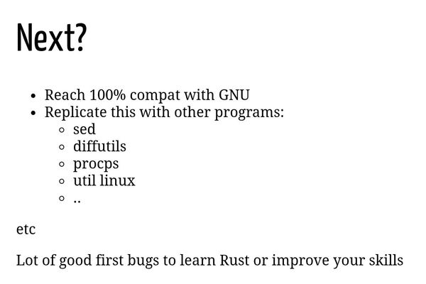 Rust Coreutils Continues Working Toward 100% GNU Compatibility, Proving Trolls Wrong