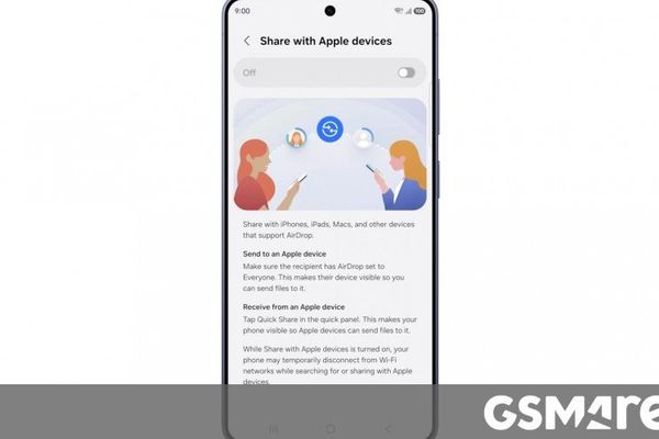 Samsung Galaxy S26 Series Gets AirDrop Support via Quick Share