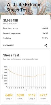 3DMark Wild Life Extreme Stress Test.