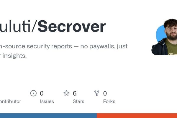 Secrover: Open-Source Security Audits Democratize Vulnerability Scanning