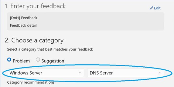 Secure DNS with DoH: Public Preview for Windows DNS Server | Microsoft Community Hub