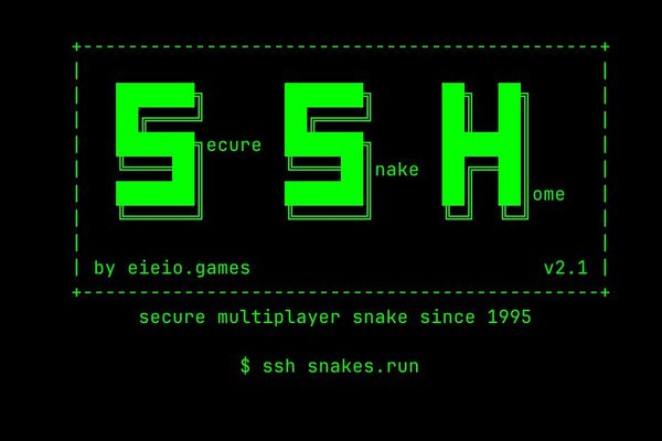Secure Snake Home: When SSH Becomes a Game