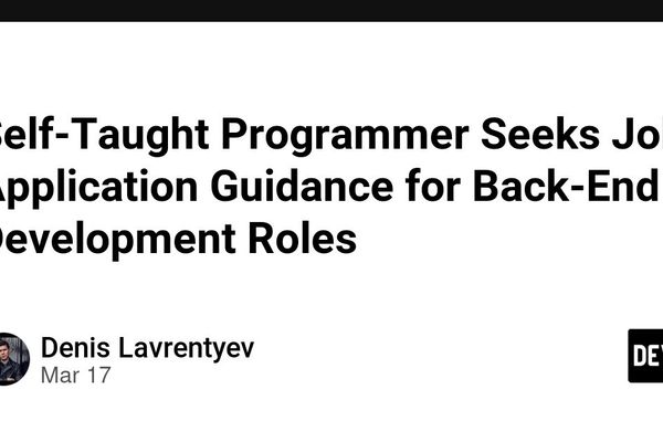 Breaking the Degree Filter: A Systems Approach to Back-End Development Jobs