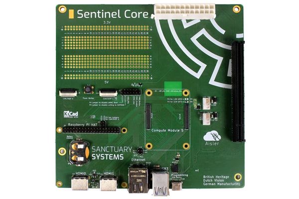Raspberry Pi CM5 Gets GPU Power with Sentinel Core Mini ITX Carrier Board