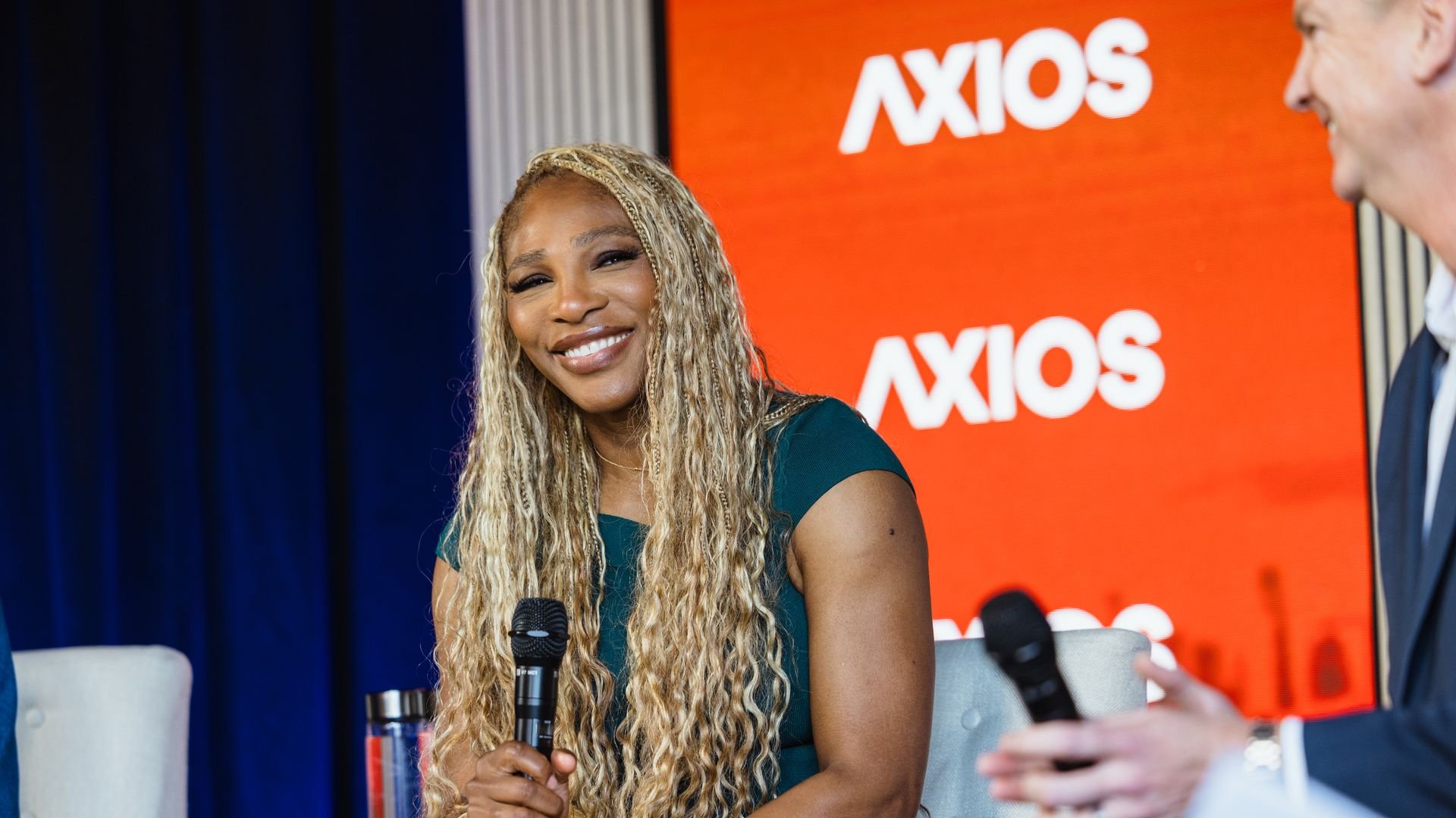 Serena Williams at Axios House.