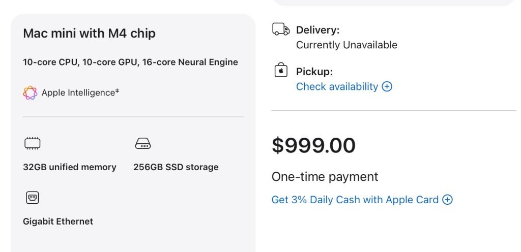 Several Mac mini and Mac Studio configs are now completely out of stock at Apple - 9to5Mac