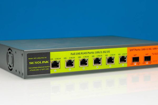 SICSOLINK SFP-J06Q-HG2-US Review: An 8-Port 10GbE Ethernet Switch That Stands Out