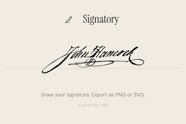 Signatory: Draw Your Signature Online Free