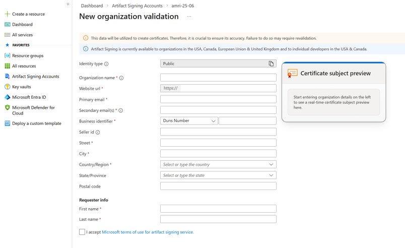Simplifying Code Signing for Windows Apps: Artifact Signing (GA) | Microsoft Community Hub