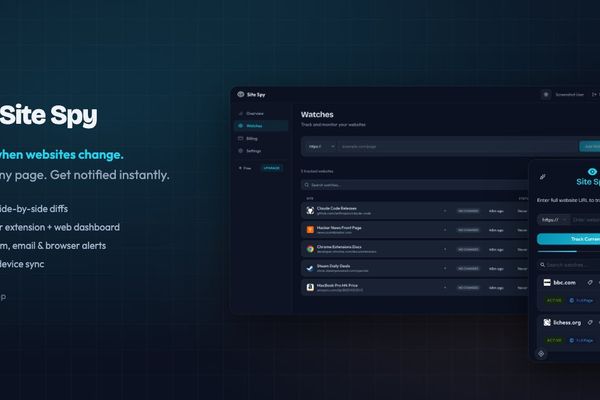 Site Spy Automates Web Monitoring with Visual Change Detection