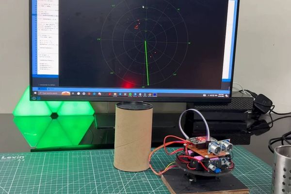Someone built a full 360° sonar on an ESP32, and the code is simpler than you'd think