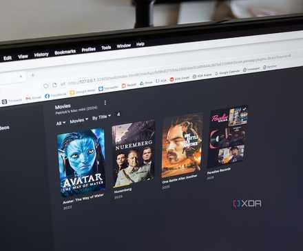 Plex running on my M4 Mac mini