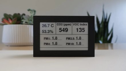 An ESP32 air quality monitor
