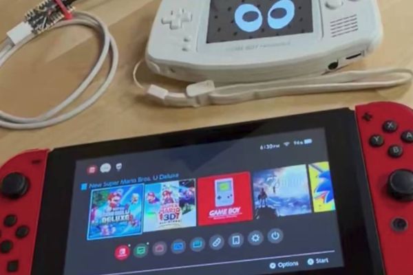 Turning a Game Boy Advance into a Nintendo Switch Controller Using the Original Link Cable