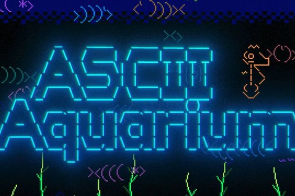 Someone turned their ESP32 CYD into an adorable ASCII aquarium, and so can you