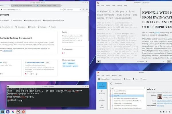 SonicDE Emerges to Preserve X11 Support as KDE Plasma Embraces Wayland