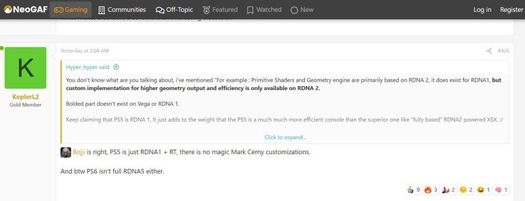 Sony PS6 RDNA 5 specs leak.