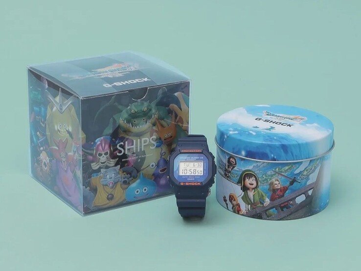 The Casio G-Shock x Dragon Quest VII Reimagined DW-5600X watch. (Image source: SHIPS)
