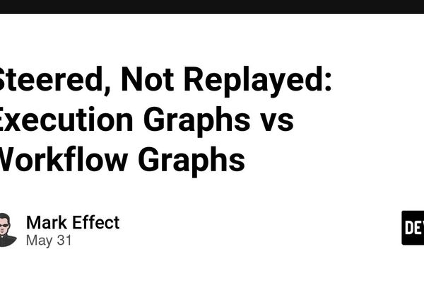 Steered, Not Replayed: Execution Graphs vs Workflow Graphs