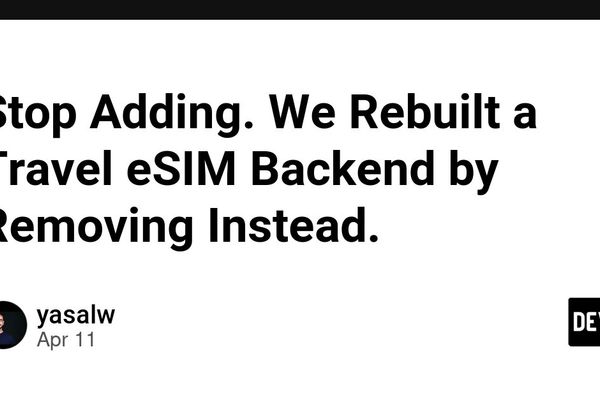The Power of Subtraction: How Removing Features Created a Better Travel eSIM Experience