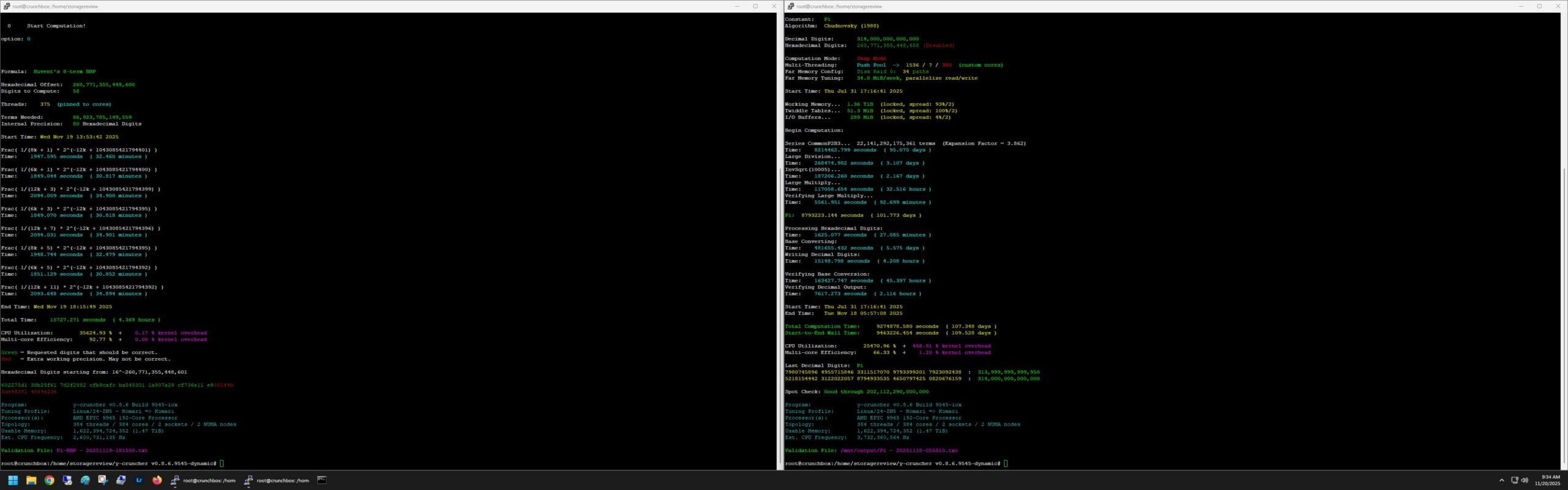 StorageReview Sets New Pi Record: 314 Trillion Digits on a Dell PowerEdge R7725 - StorageReview.com
