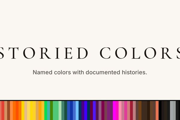 Storied Colors catalogs color through chemistry and power