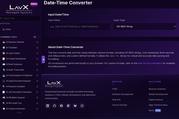 Streamline Your DevOps Workflow: Mastering Date-Time Conversions with LavX's Date-Time Converter