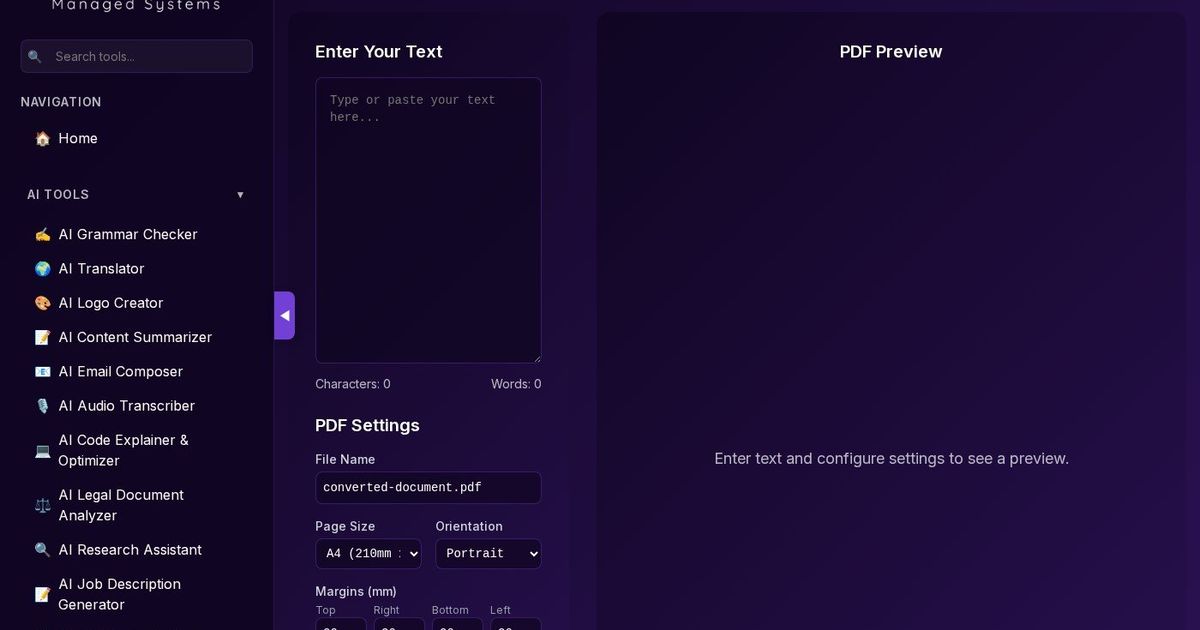 Streamlining Document Creation: How LavX's Text to PDF Converter Empowers Development Teams