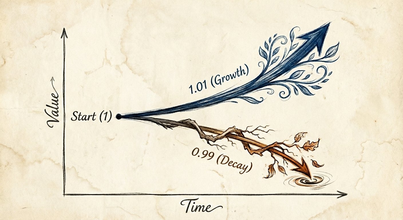 Compounding correctness vs compounding error
