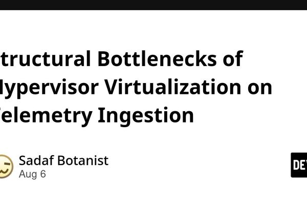 Structural bottlenecks of hypervisor virtualization in telemetry ingestion