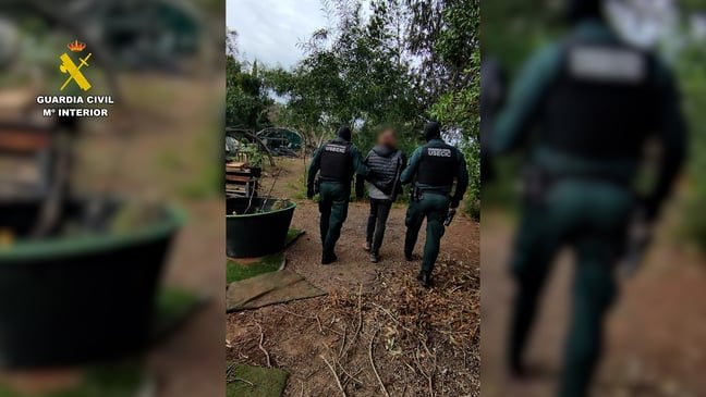 Suspected Anonymous Fénix member arrested in Spain. Image courtesy of Guardia Civil