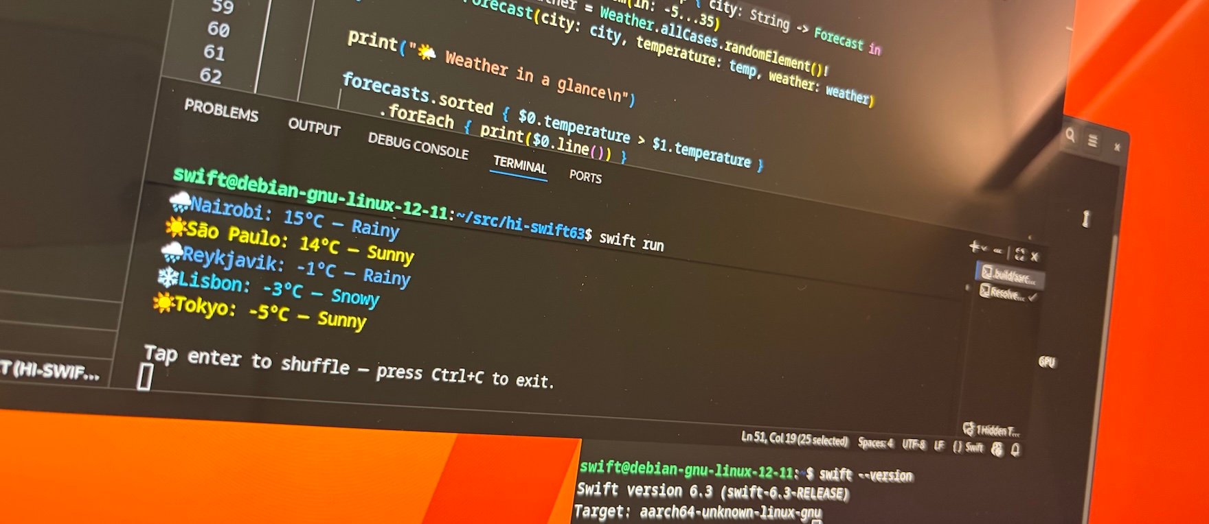 Featured blog image with the screenshot of Swift code