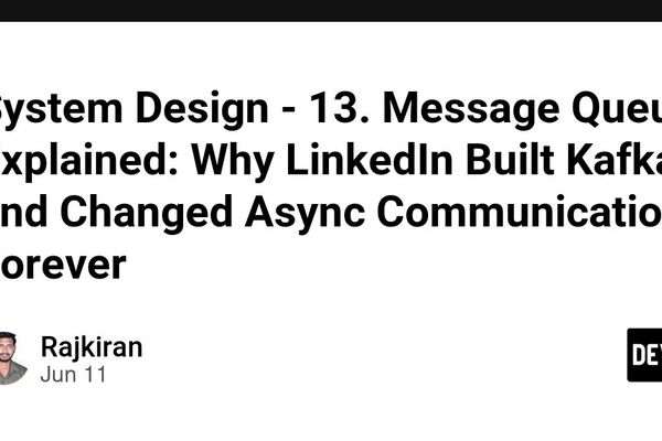 Message Queues, Kafka, and the Hard Lessons Behind Async Systems