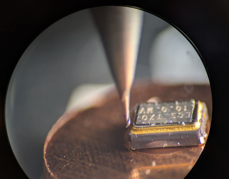 Beginning the milling operation