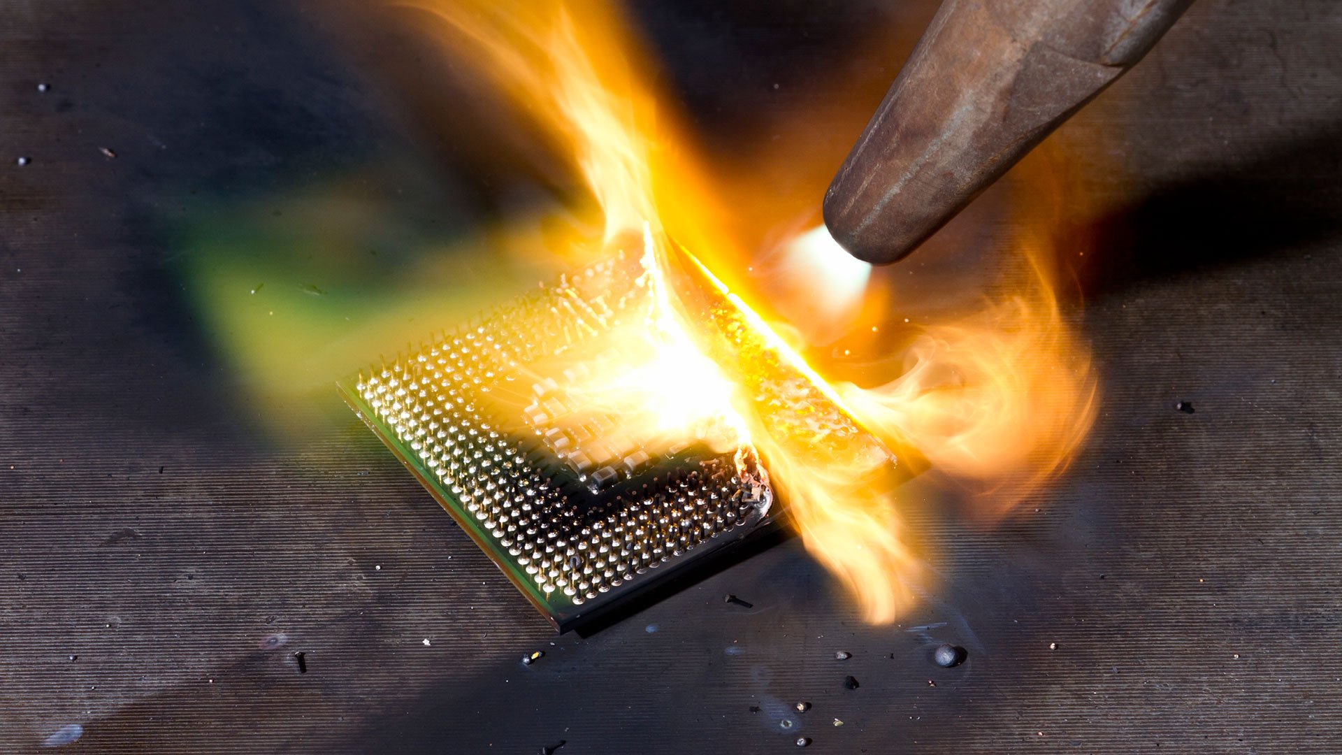 CPU gets torched