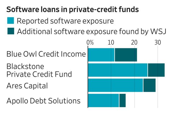 Private Credit Funds' Hidden Software Exposure Raises Investor Concerns