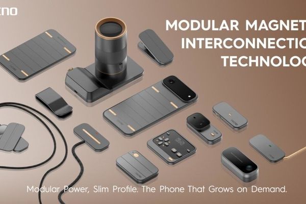 TECNO's Modular Phone Concept: Magnetic Add-ons for Camera, Battery, and Gaming