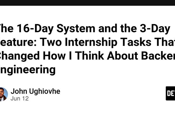 Two Internship Tasks, Two Philosophies: Building Systems Versus Building Within Them
