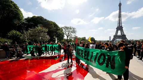Getty Images The organisers of Extinction Rebellion have stated that Chenoweth's work inspired their campaign (Credit: Getty Images)