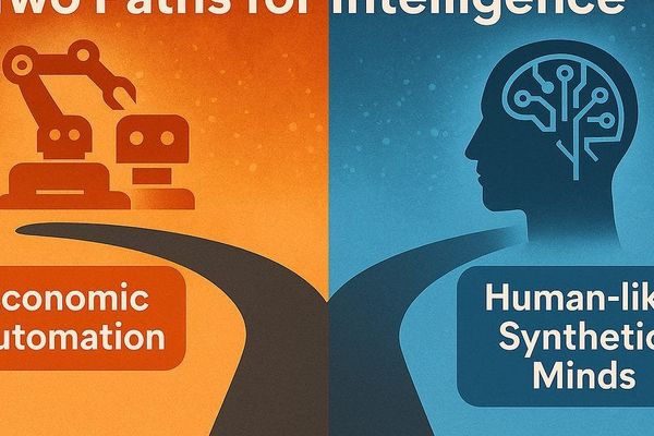 The AGI Fork in the Road: Why Economic Automation Won't Birth Conscious AI
