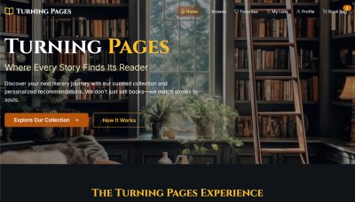 Turning Pages website