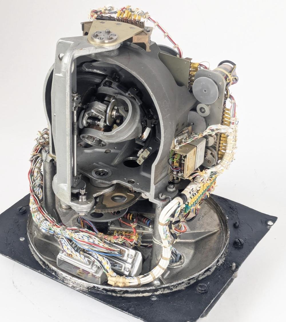 The Angle Computer contains complex electromechanical systems. Click this image (or any other) for a larger image.